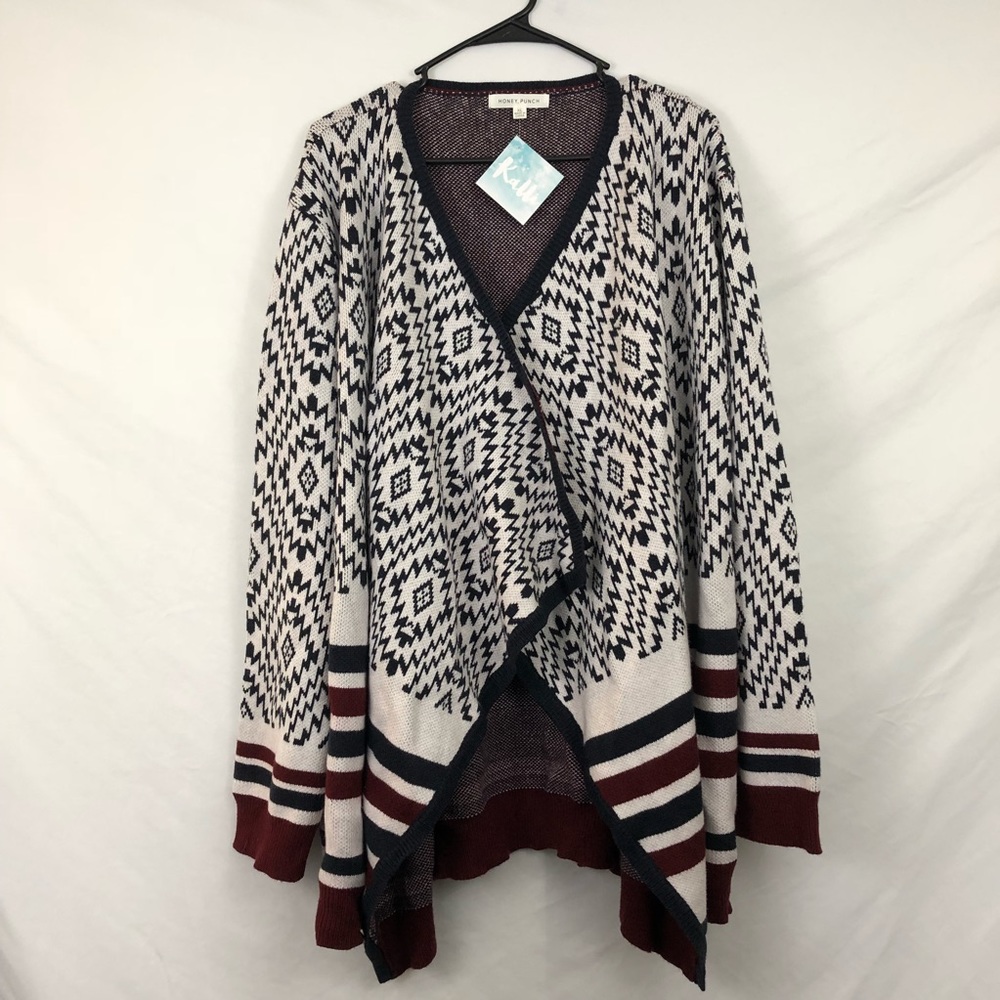 Honey Punch Wrap Around Sweater! Heavy and Warm!! - Picture 1 of 6